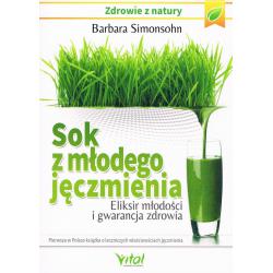 Sok z młodego jęczmienia Książka Barbara Simonsohn cena sklep