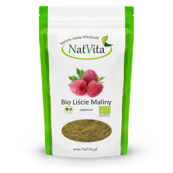 Maliny BIO liście mielone