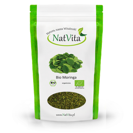 Moringa Olejodajna BIO liście drobno pocięte Moringa Olejodajna BIO liście drobno pocięte
