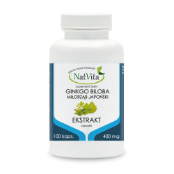 Ginkgo Biloba ekstrakt kapsułki 400mg
