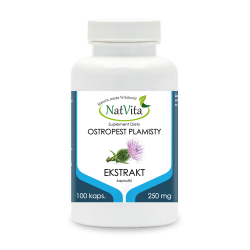 Ostropest Plamisty ekstrakt kapsułki 250mg