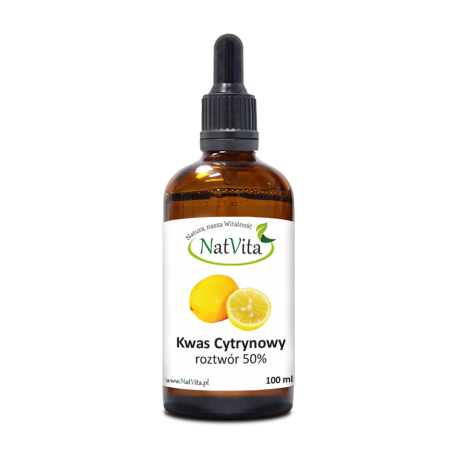 Kwas cytrynowy 50% 100ml - cena sklep Kwas cytrynowy 50% 100ml - cena sklep