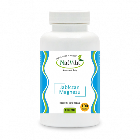 Jabłczan Magnezu kapsułki 675mg Jabłczan Magnezu kapsułki 675mg