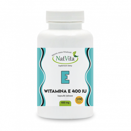 Witamina E kapsułki 400mg Witamina E kapsułki 400mg