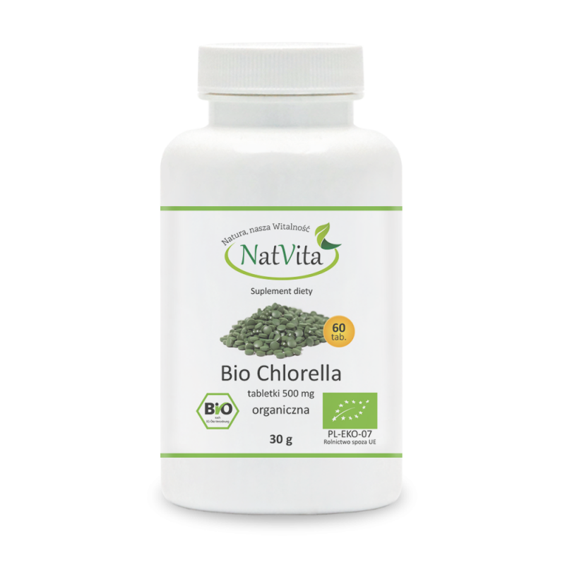 Chlorella tabletki BIO - cena sklep glony