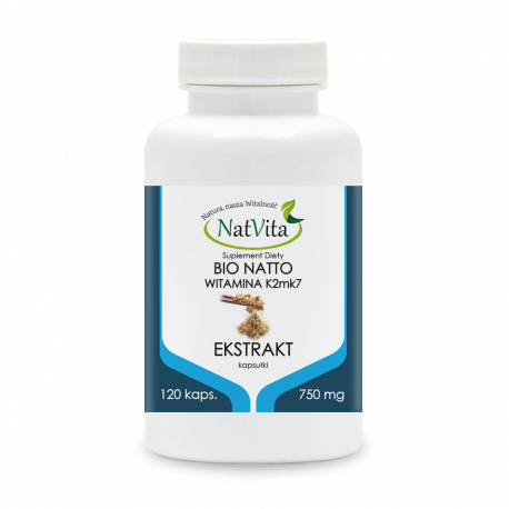 Natto K2mk7 BIO kapsułki 900mg Natto K2mk7 BIO kapsułki 900mg