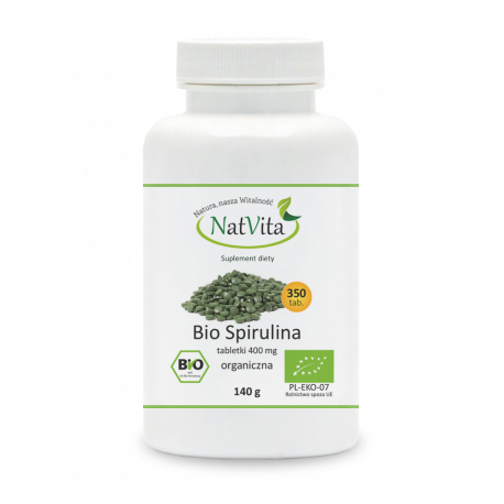 Spirulina tabletki BIO 400mg- cena sklep algi morskie platensis glony słodkowodna Spirulina tabletki BIO 400mg- cena sklep algi morskie platensis glony słodkowodna