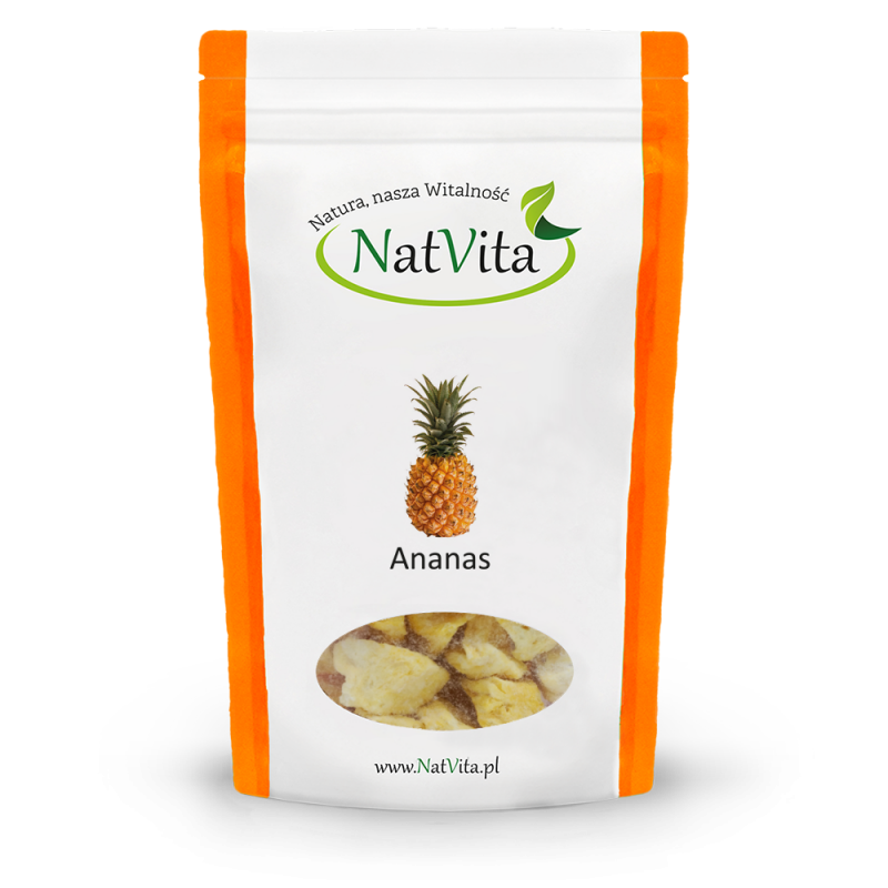 Ananas owoce liofilizowane Ananas owoce liofilizowane