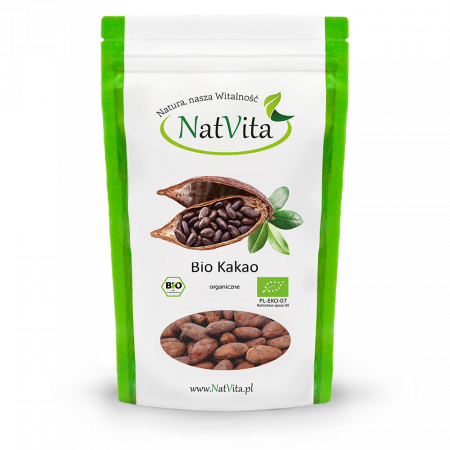 Kakao całe ziarno RAW BIO surowe - cena sklep ziarna
