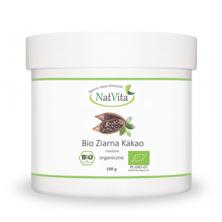 Kakao sproszkowane ziarno BIO proszek - cena sklep ziarna