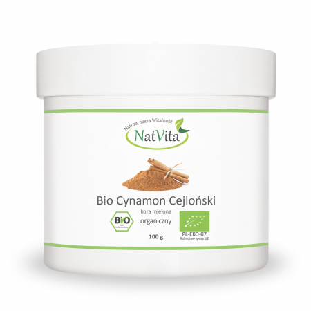 Cynamon Cejloński BIO mielony proszek cena sklep certyfikat przyprawa Cinnamomum ceylanicum